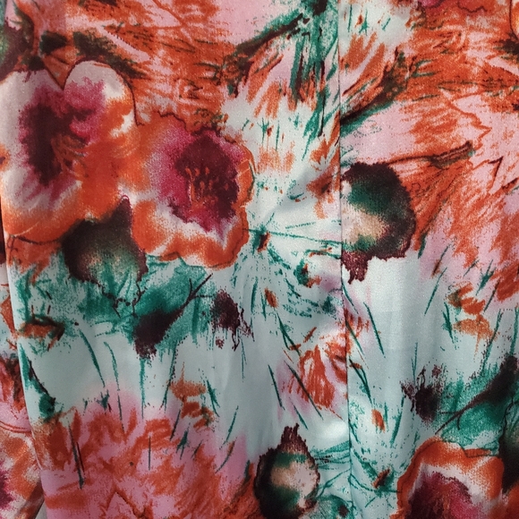 Handmade 1970s Floral Maxi Dress - Picture 3 of 7